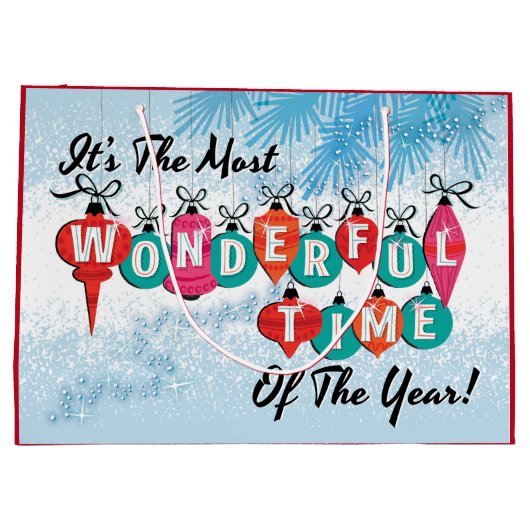 De mooiste tijd van het jaar cadeautas (Achterkant)