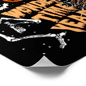 De mooiste tijd van het jaar Dance Skelet Poster (Hoek)