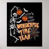 De mooiste tijd van het jaar Dance Skelet Poster (Voorkant)