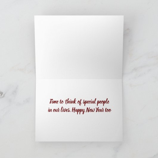 *De mooiste tijd van het jaar* Feestdagen Kaart (Binnen)