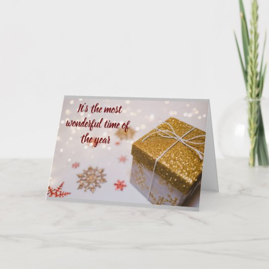 *De mooiste tijd van het jaar* Feestdagen Kaart (Voorkant)