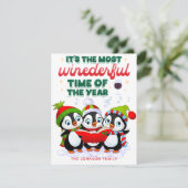 De mooiste tijd van het jaar feestdagenkaart (Staand voorkant)