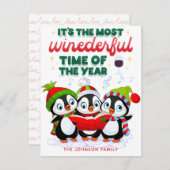 De mooiste tijd van het jaar feestdagenkaart (Voorkant / Achterkant)