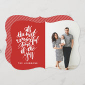 de mooiste tijd van het jaar... feestdagenkaart (Voorkant / Achterkant)