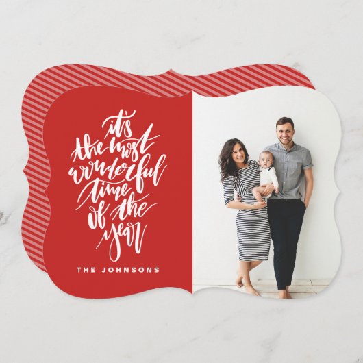 de mooiste tijd van het jaar... feestdagenkaart (Voorkant / Achterkant)