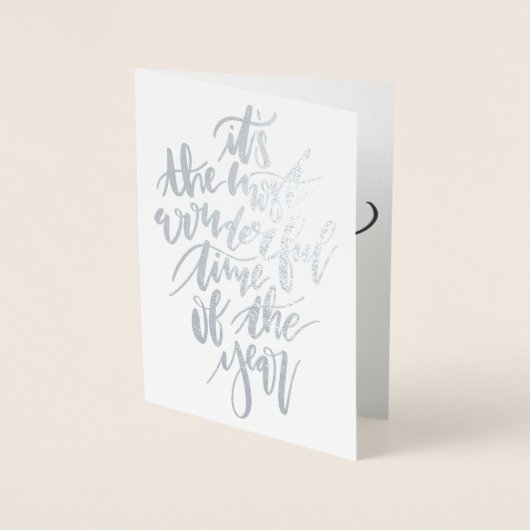 de mooiste tijd van het jaar... folie kaarten (Voorkant)