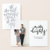 de mooiste tijd van het jaar... folie kaarten (Display)