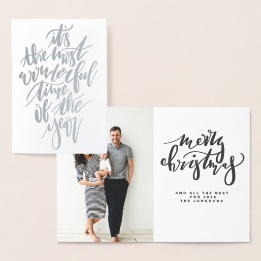 de mooiste tijd van het jaar... folie kaarten (Display)