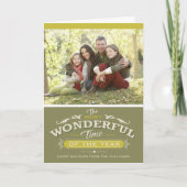  De mooiste tijd van het jaar Foto Feestdagen Kaart (Voorkant)