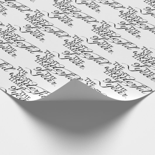 De mooiste tijd van het jaar inpakpapier (Hoek)