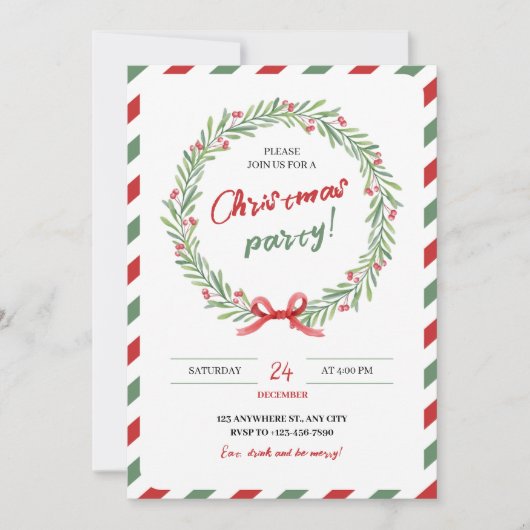 De mooiste tijd van het jaar is hier kaart (Voorkant)