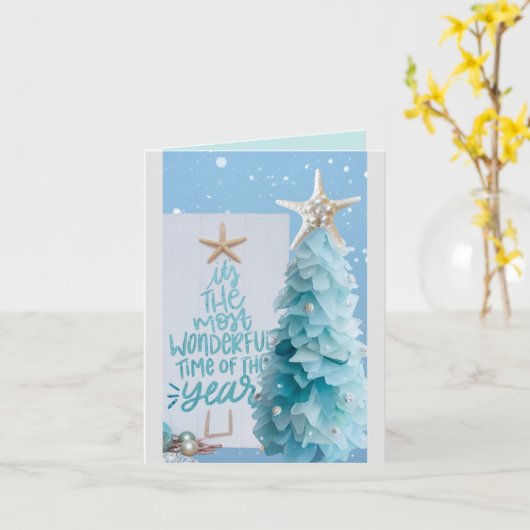 De mooiste tijd van het jaar kaart (Gele Bloem)