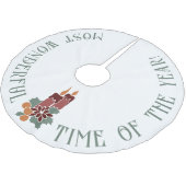 De mooiste tijd van het jaar, kerstkaarsen kerstboom rok (Gekanteld)