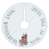 De mooiste tijd van het jaar, kerstkaarsen kerstboom rok (Voorkant)