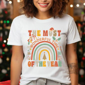 De mooiste tijd van het jaar Kerstmis Tri-Blend Shirt