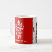 de mooiste tijd van het jaar... koffiemok (Voorkant links)