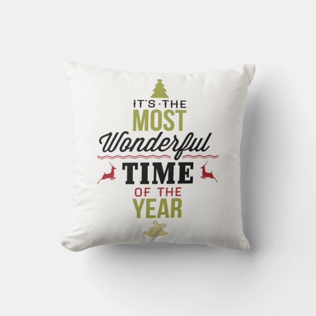 De mooiste tijd van het jaar kussen (Voorkant)