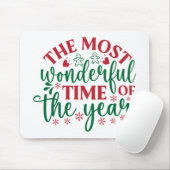 De mooiste tijd van het jaar muismat (Met muis)