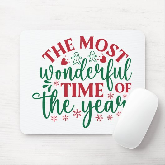 De mooiste tijd van het jaar muismat (Met muis)