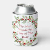 De mooiste tijd van het jaar op een drankje blikjeskoeler (Blikje Voorkant)