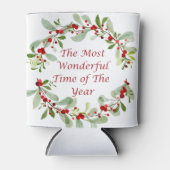 De mooiste tijd van het jaar op een drankje blikjeskoeler (Voorkant)