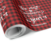 De mooiste tijd van het jaar Red Buffalo Cadeaupapier (Rol Hoek)