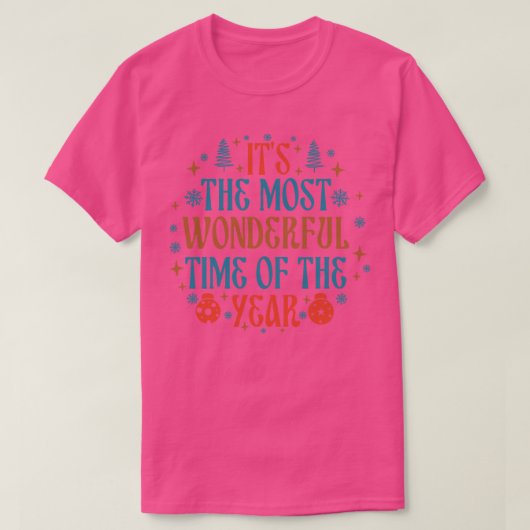 de mooiste tijd van het jaar t-shirt (Design voorkant)