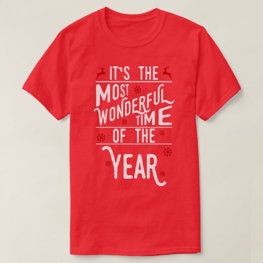 De mooiste tijd van het jaar t-shirt (Design voorkant)