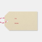 De mooiste tijd van het jaar vakantie Bloemen Cadeaulabel (Achterkant Horizontaal)