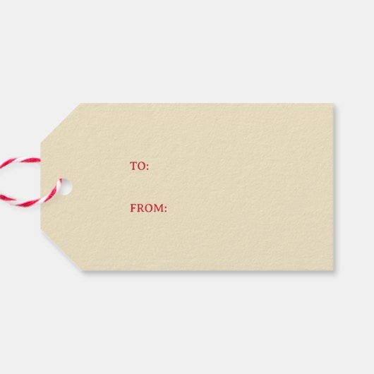 De mooiste tijd van het jaar vakantie Bloemen Cadeaulabel (Achterkant Horizontaal)