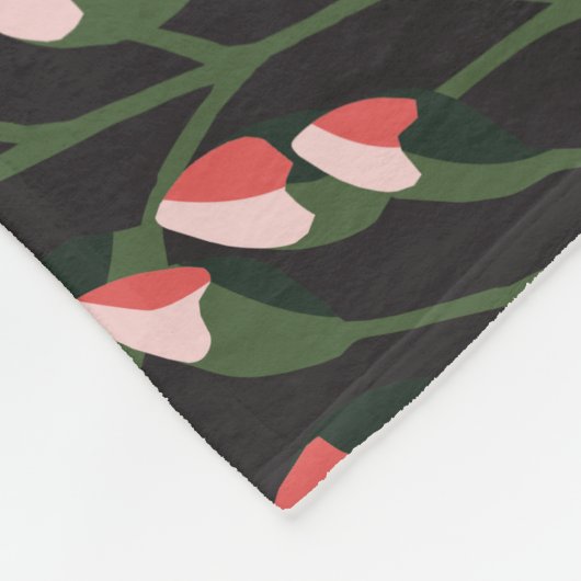 De mooiste tijd van het jaar vakantie Bloemen Fleece Deken (Hoek)