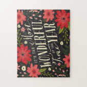 De mooiste tijd van het jaar vakantie Bloemen Legpuzzel (Verticaal)