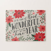 De mooiste tijd van het jaar vakantie Bloemen Legpuzzel (Horizontaal)