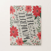 De mooiste tijd van het jaar vakantie Bloemen Legpuzzel (Verticaal)