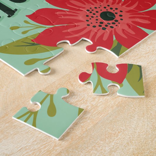 De mooiste tijd van het jaar vakantie Bloemen Legpuzzel (Zijkant)