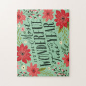 De mooiste tijd van het jaar vakantie Bloemen Legpuzzel (Verticaal)