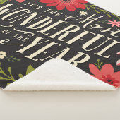 De mooiste tijd van het jaar vakantie Bloemen Sherpa Deken (3/4)