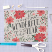 De mooiste tijd van het jaar vakantie Bloemen Tissuepapier (Craft)