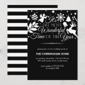 De mooiste tijd van het jaar vakantie-uitnodiging kaart (Voorkant / Achterkant)