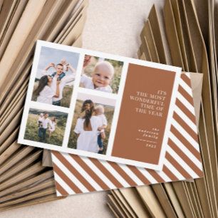 De mooiste tijd van kerst multi-foto aankondiging