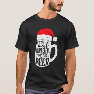 De mooiste tijd voor een bierkerst Drink T-shirt