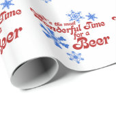 De mooiste tijd voor een biertje cadeaupapier (Rol Hoek)