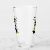De mooiste tijd voor een grappige kerstmis voor de glas (Links)