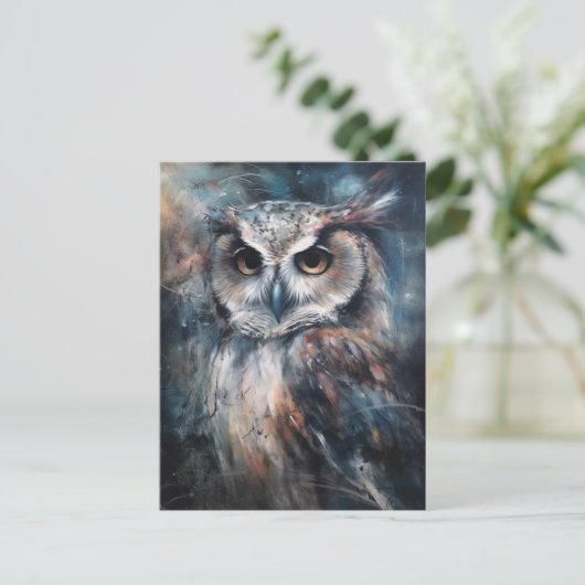 De mooiste uil briefkaart (Staand voorkant)