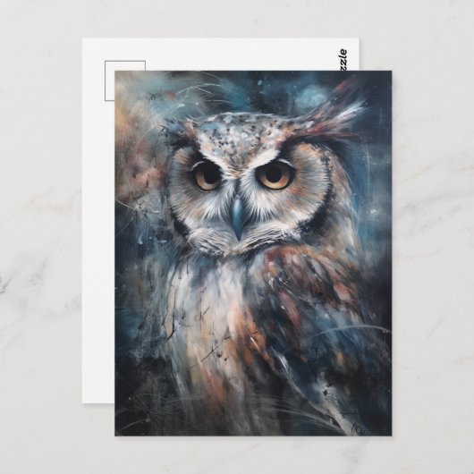 De mooiste uil briefkaart (Voorkant / Achterkant)