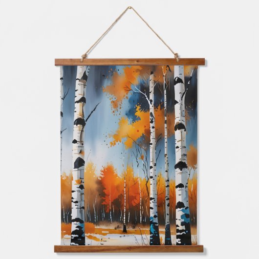 De mooiste van de herfst hangend wandkleed (Voorkant)