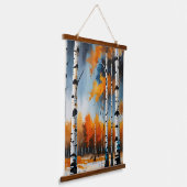 De mooiste van de herfst hangend wandkleed (Gebogen)
