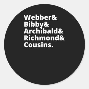 De mooiste van Sacramento Ronde Sticker