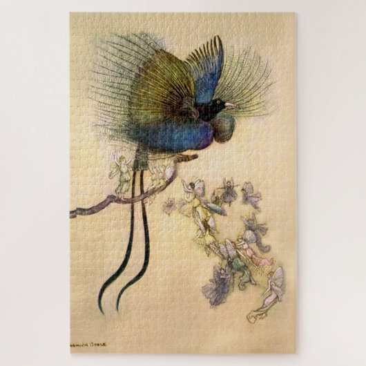 “De mooiste vogel” door Warwick Goble Legpuzzel (Verticaal)