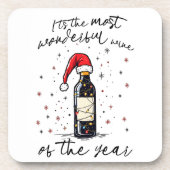 De mooiste wijn van het jaar bier onderzetter (Voorkant)